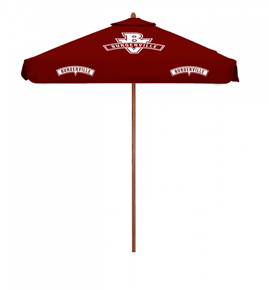 Ironwood 6 by 6 square umbrella with valance