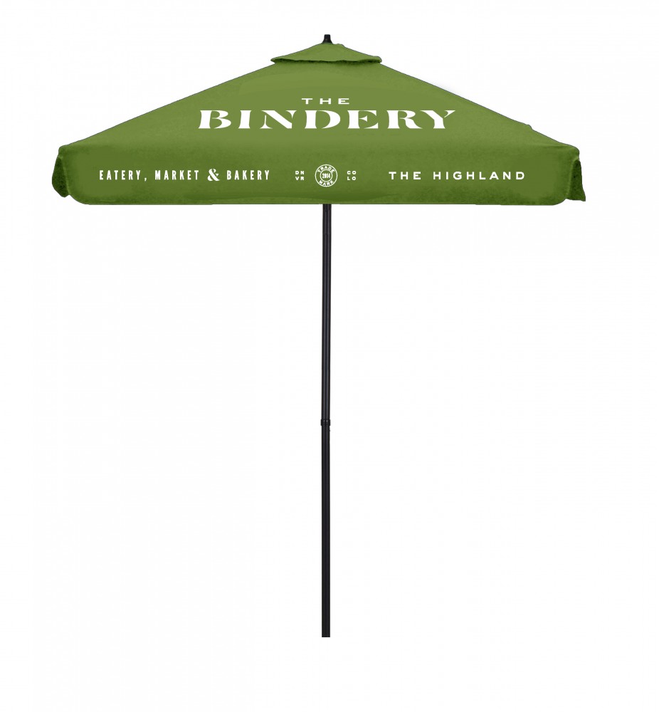 Shadetek 6 by 6 square umbrella with valance