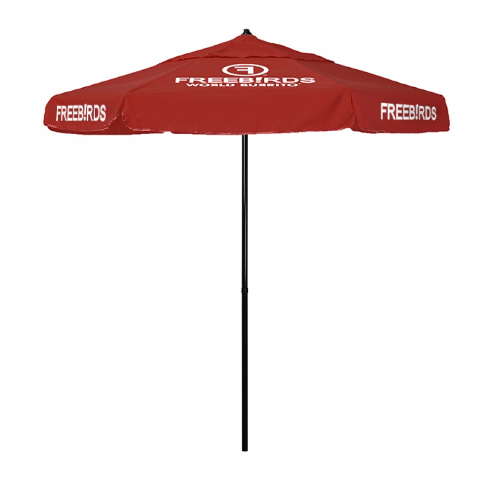 Shadetek 7.5 foot hexagon umbrella with valance