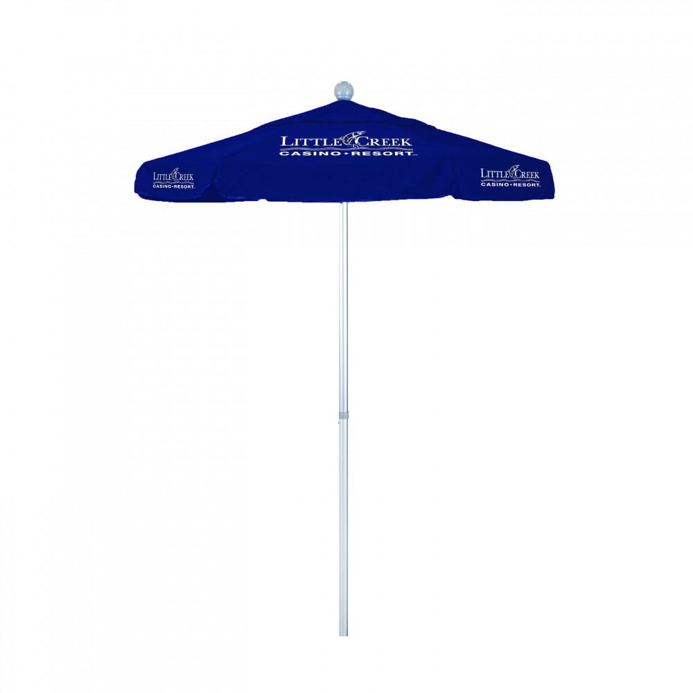 Alumus 6 foot hexagon umbrella with valance