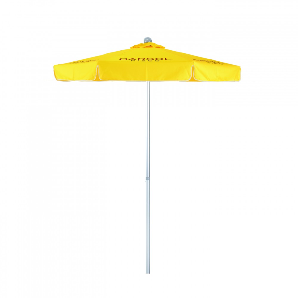 Alumus 7.5 foot hexagon umbrella with valance